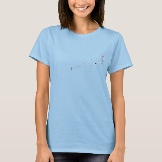 Melody Notes 2 T-Shirt (Vorderseite)