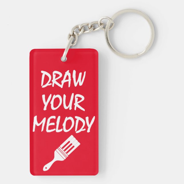 Melody-Pinole Schlüsselanhänger (Rückseite)
