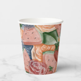 Melon Birthday - Sommervibes Pappbecher