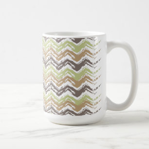 Melon Brandy Scribble ZigZag Muster Tasse