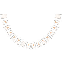 Melon Confetti Wasserfarbe Dots Jagdflagge Wimpelkette