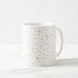 Melon Confetti Watercolor Dots Classic Tasse
