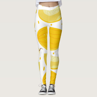 Melon Doodle Fruit Vintag Design Leggings