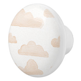 Melon Dreamtime Watercolor Wolken Keramik Pull Keramikknauf