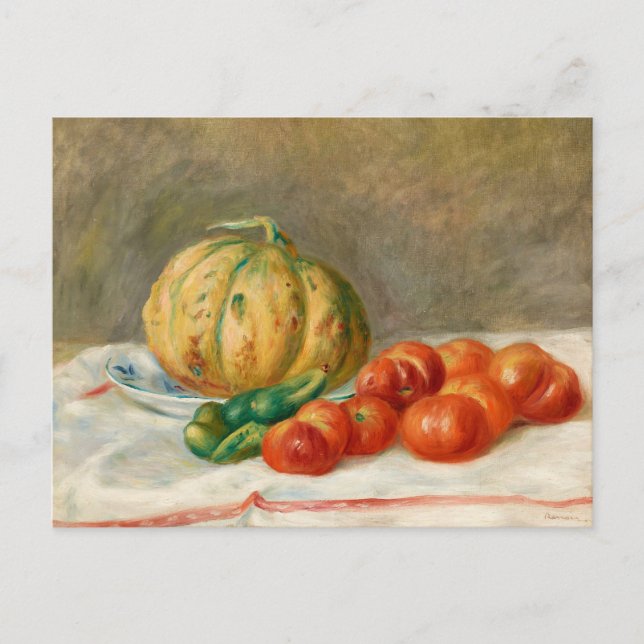 Melon et Tomates | Pierre-Auguste Renoir Postkarte (Vorderseite)