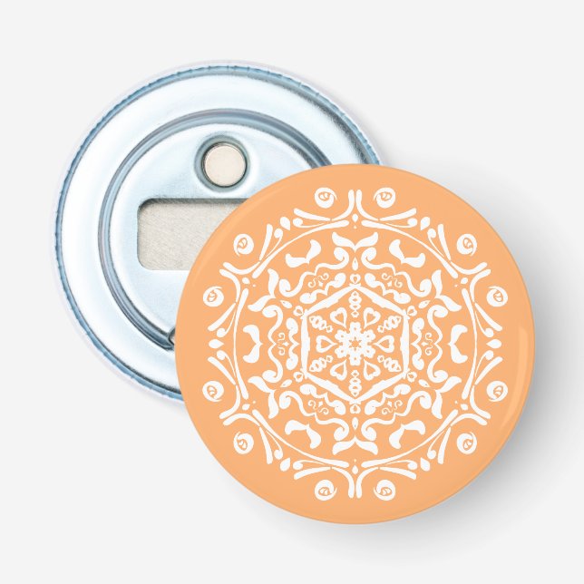 Melon Mandala Flaschenöffner (Vorderseite)