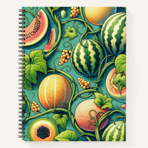 Melon Medley: Ein lebendiges Patchwork im Weingart Notizbuch