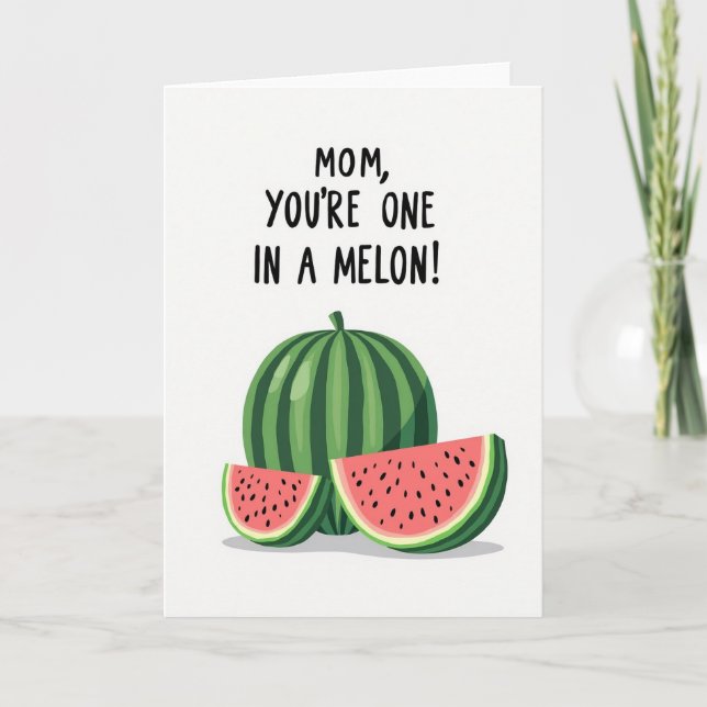 Melon Mutter Einmalige Karte (Vorderseite)
