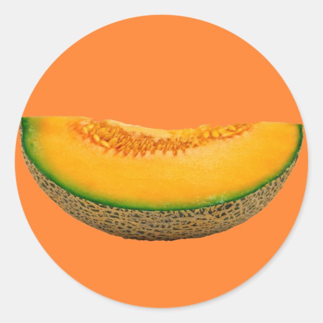 Melon Slice Runder Aufkleber (Vorderseite)