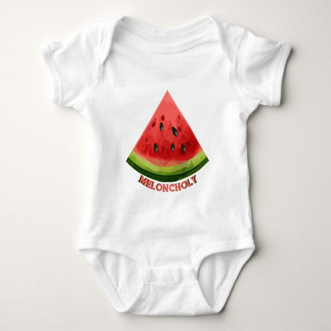 Meloncholy Baby Strampler (Vorderseite)