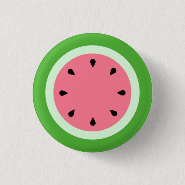 Melone-d'eau/Wassermelone Button (Vorderseite)