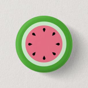 Melone-d'eau/Wassermelone Button