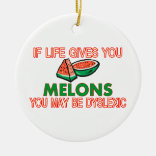 Melone-Dyslexie Keramikornament