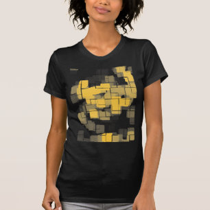 "Melone-" geometrisches abstraktes T-Shirt