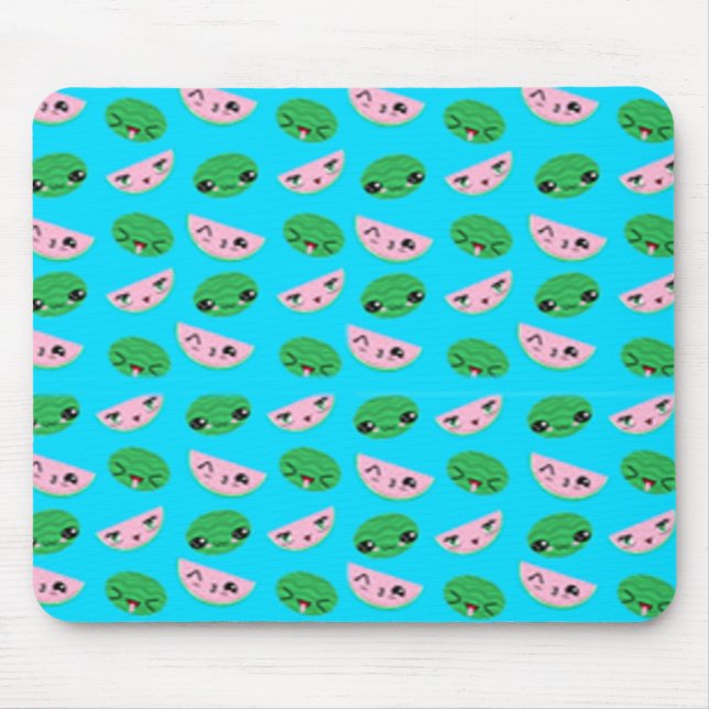 Melone-Hintergrund Mousepad (Vorne)