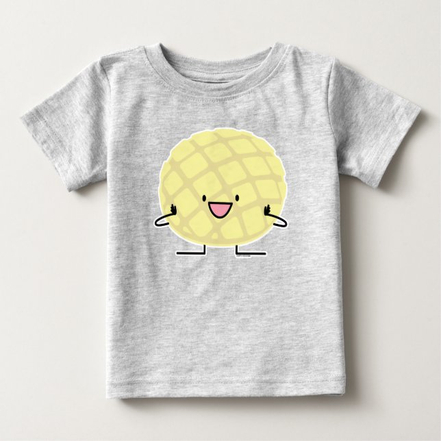Melone-Pan süßer Patisserie Brot japanischen Baby T-shirt (Vorderseite)