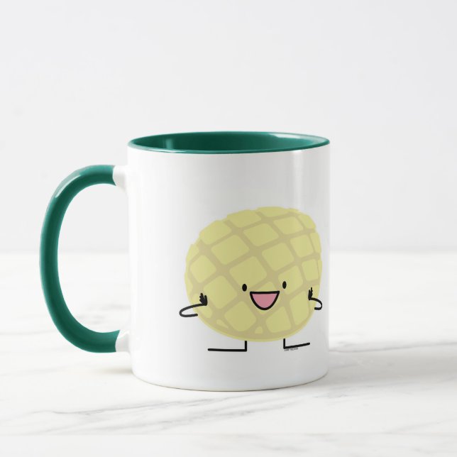 Melone-Pan süßer Patisserie Brot japanischen Tasse (Links)