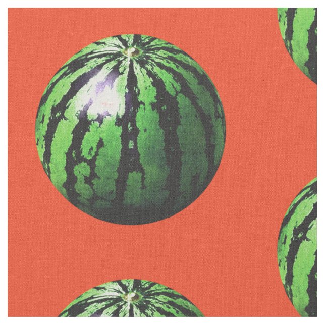Melonenmuster Stoff (Nahaufnahme)
