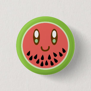 Melonface Luvs, das Sie knöpfen Button