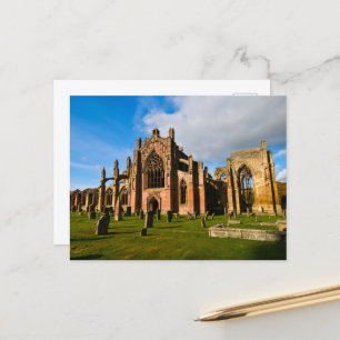 Melrose Abbey, Schottland Postcard Postkarte