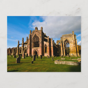 Melrose Abbey, Schottland Postcard Postkarte