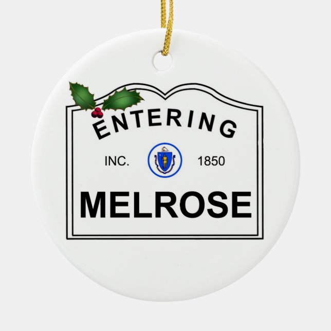 Melrose MA Keramikornament (Vorne)