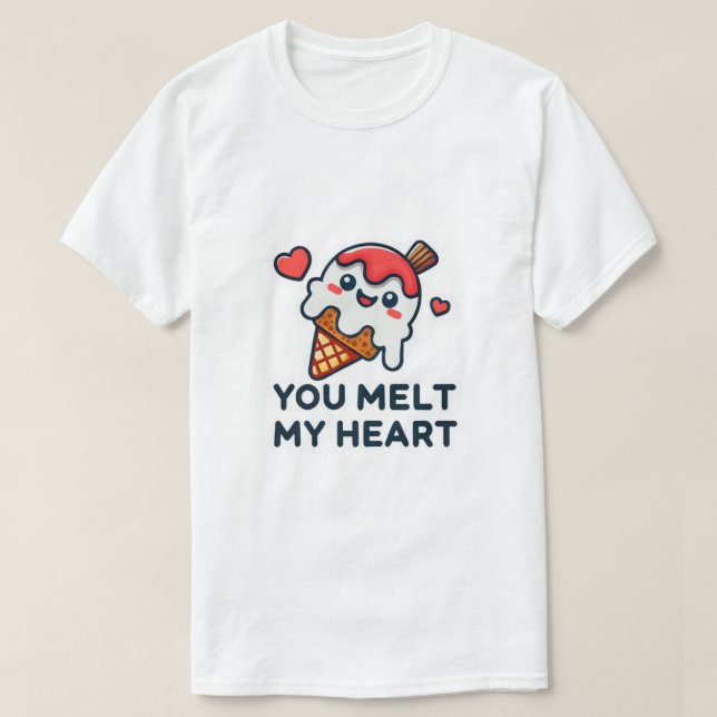 Melt My Heart  T-Shirt (Design vorne)