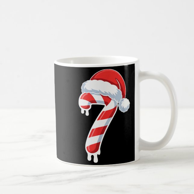 Melting Candy Cane 6 7 Ice Drip Meme 6 7 Costume C Kaffeetasse (Rechts)