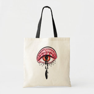 Melting Eye Psychedelic Pastel Goth Art Tragetasche