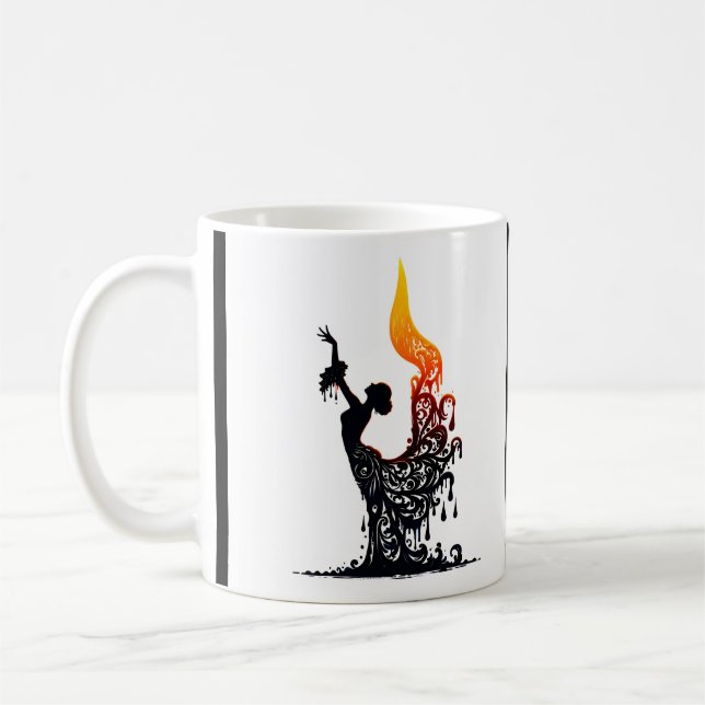 Melting Flamenco Dancer Kaffeetasse (Links)