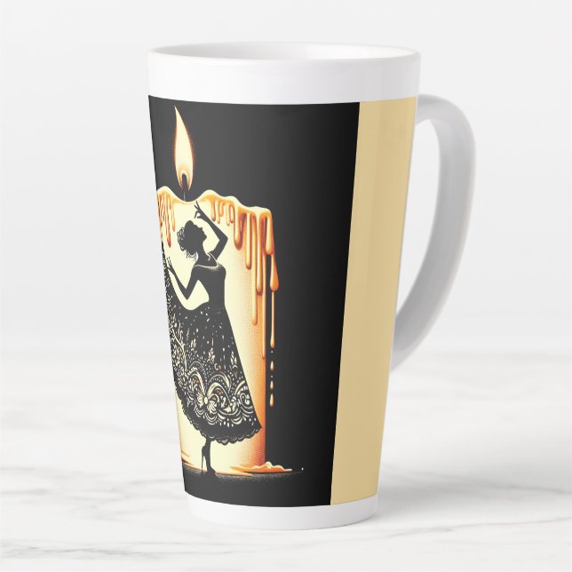 Melting Flamenco Dancer Milchtasse (Rechte Ecke)