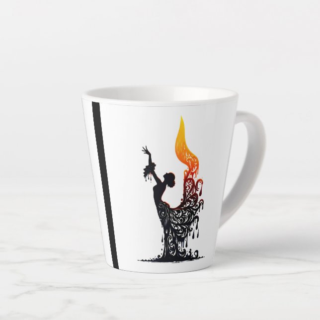 Melting Flamenco Dancer Milchtasse (Rechte Ecke)