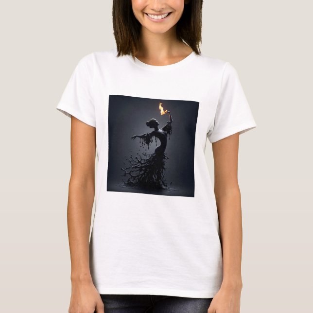 Melting Flamenco Dancer T-Shirt (Vorderseite)