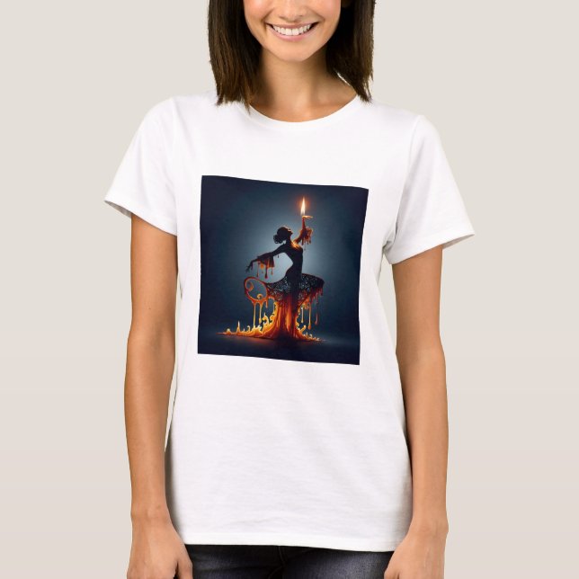 Melting Flamenco Dancer T-Shirt (Vorderseite)