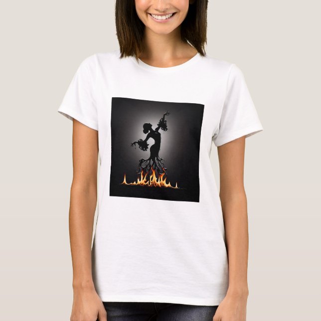Melting Flamenco Dancer T-Shirt (Vorderseite)