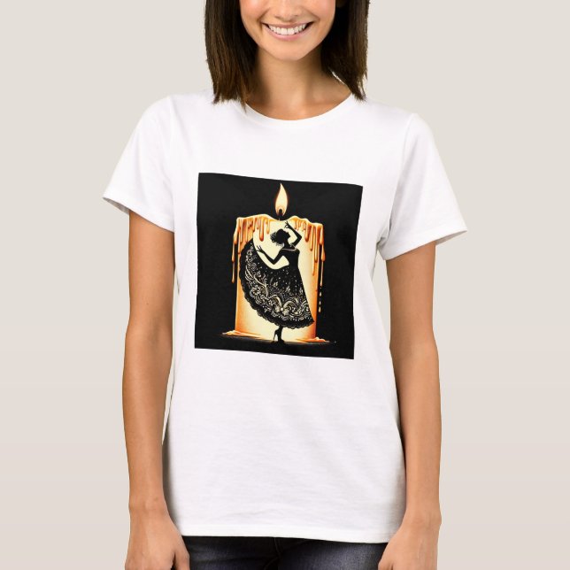 Melting Flamenco Dancer T-Shirt (Vorderseite)