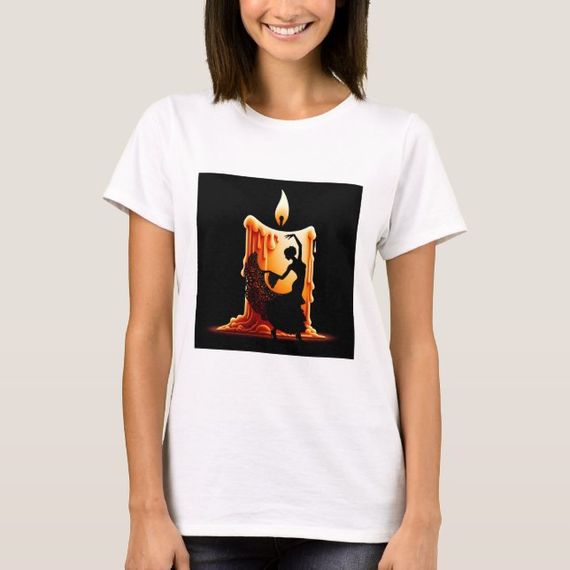 Melting Flamenco Dancer T-Shirt (Vorderseite)