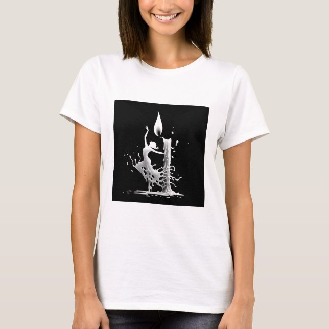Melting Flamenco Dancer T-Shirt (Vorderseite)