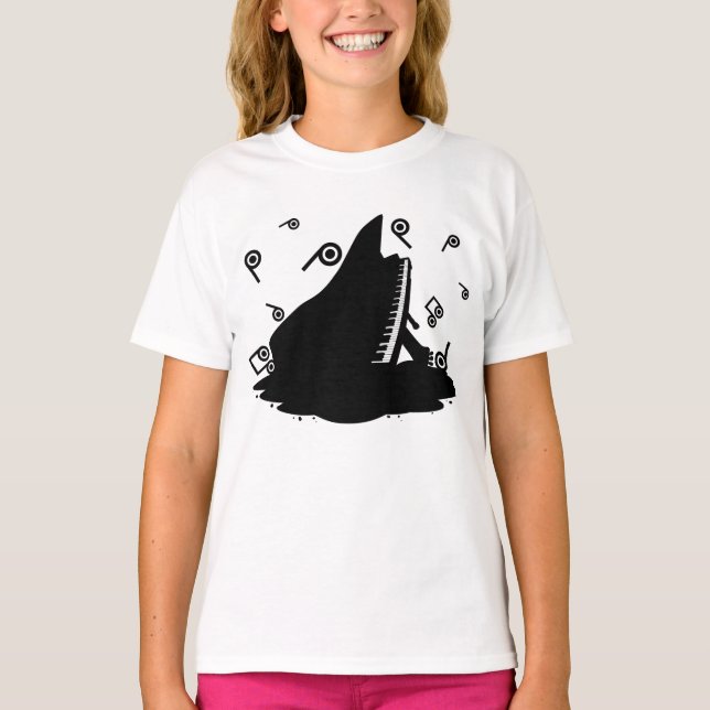 Melting_Piano T-Shirt (Vorderseite)
