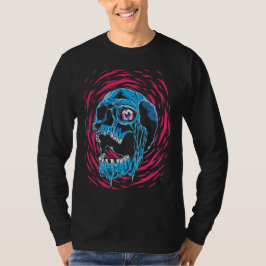 Melting Skull: Psychedelischer Horror T-Shirt
