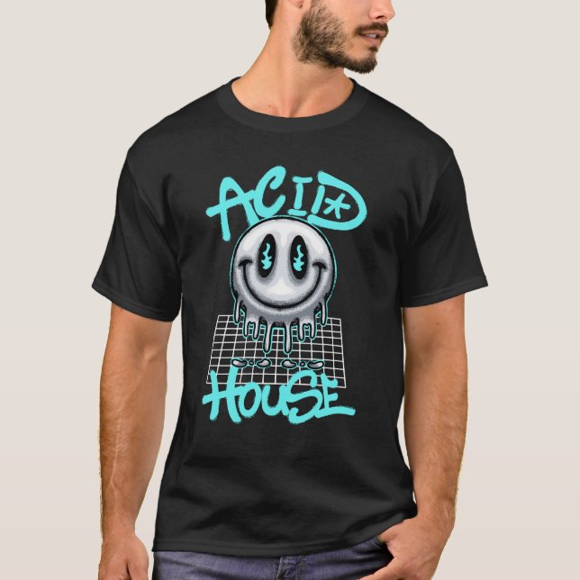 melting smile face streetwear T-Shirt (Vorderseite)