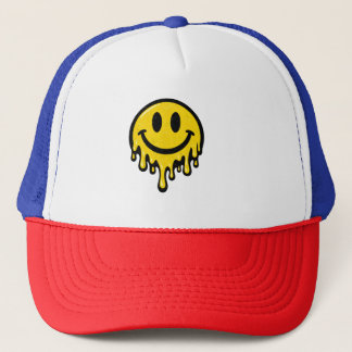 Melting Smiley Face Foam Trucker Cap Truckerkappe
