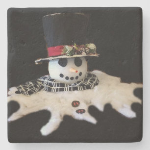 ** MELTING SNOWMAN** CHRISTMAS UNTERSETZER