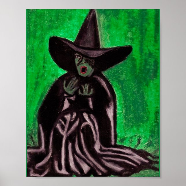 MELTING WIZARD OF OZ WITCH POSTER (Vorne)