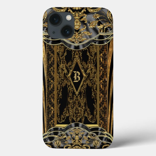 Meltizgaukschutz Baroque Monogram Case-Mate iPhone Hülle (Rückseite)