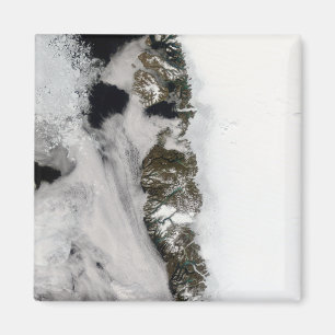 Meltwater-Teiche entlang der grönländischen Westkü Magnet