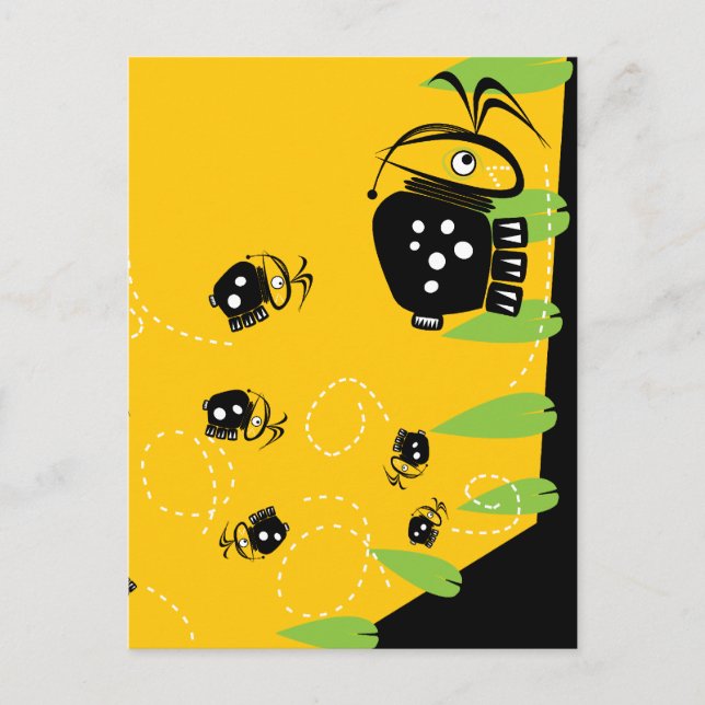 Melva the Bug Postcard Postkarte (Vorderseite)