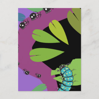 Melva the Bug Postcard Postkarte