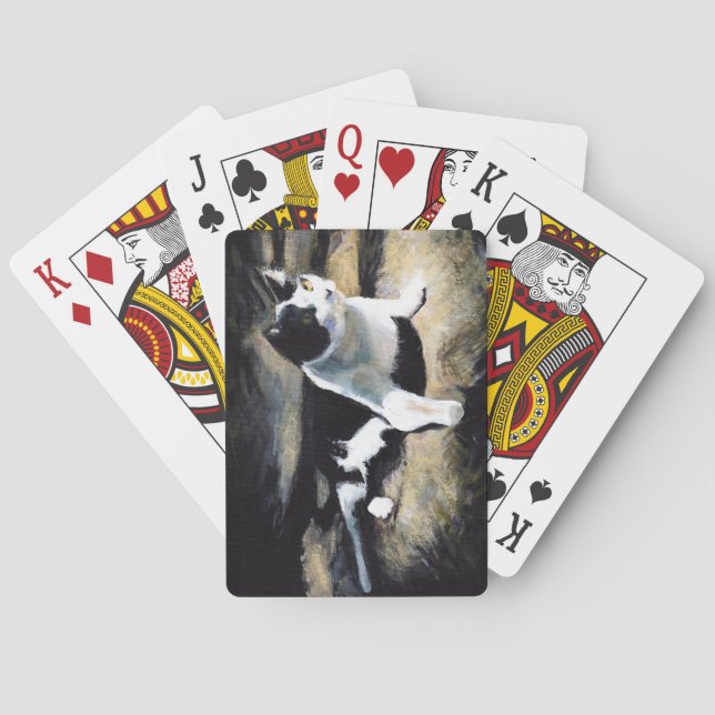 Melvin Cat Fine Art Spielkarten (Rückseite)