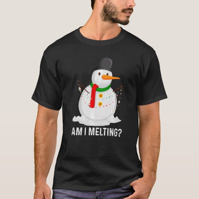 Melze ich im Frühling Schneemannschmelze? T-Shirt (Vorderseite)